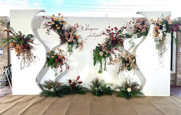 Autumn Sunset Floral Photo booth PB 175