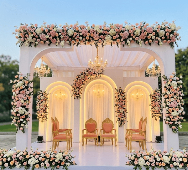 Blush Arch Elegant Stage SD 337