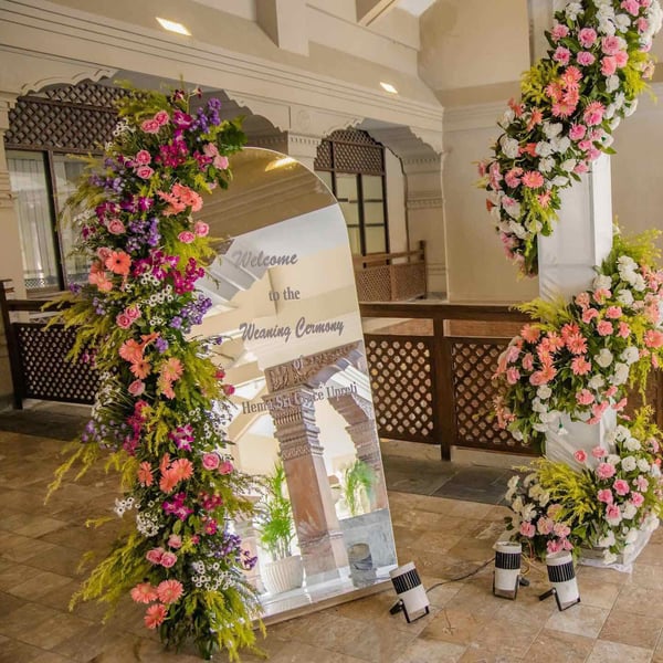Elegant Mirror Welcome Board (MW 17 )